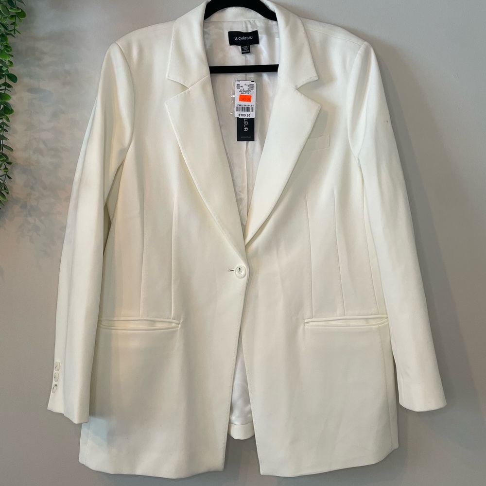 Le Chateau Classic Cream Blazer